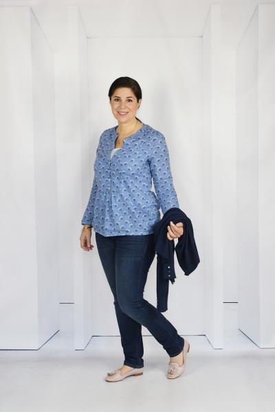 Nähbeispiel  Evita-Bluse lillesol women Nr. 20